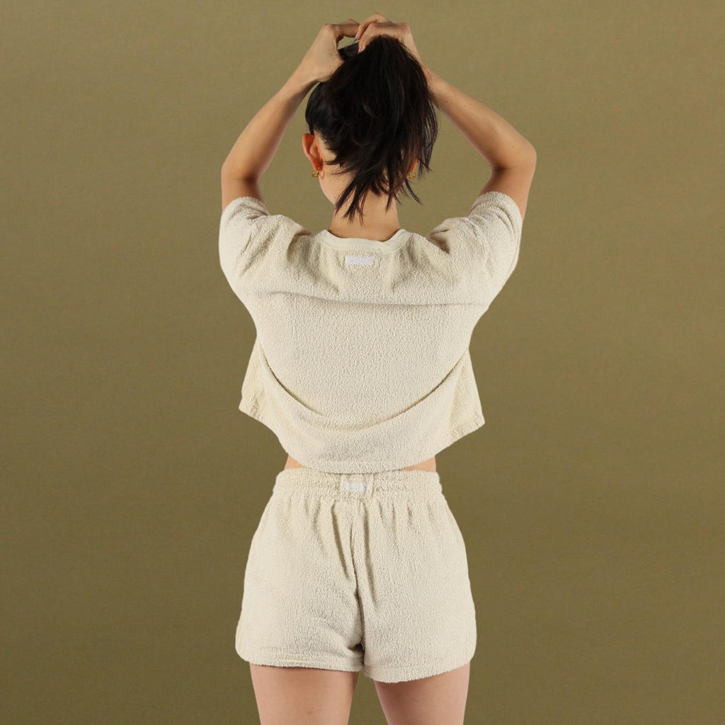 Terry Towel Antibacterial Loungewear Set (Women's)-Renio