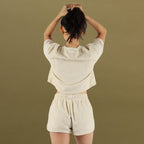 Terry Towel Antibacterial Loungewear Set (Women's)-Renio