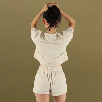 Terry Towel Antibacterial Loungewear Set (Women's)-Renio