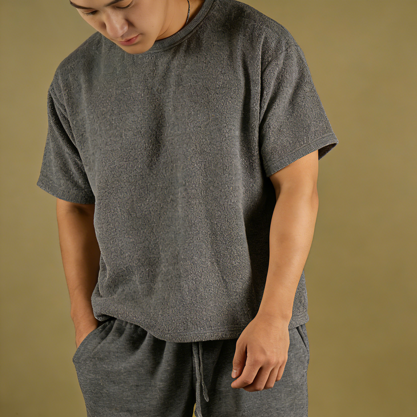 Men's towel loungewear